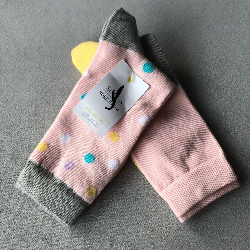 Nordstrom ~ Set of 2 Pair ~ Socks ~ Shoe Size 6-10.5 ~ Brand New!